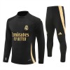 Real Madrid Sweat d'Entraînement Quarter-Zip 2024-25 Noire Pour Homme